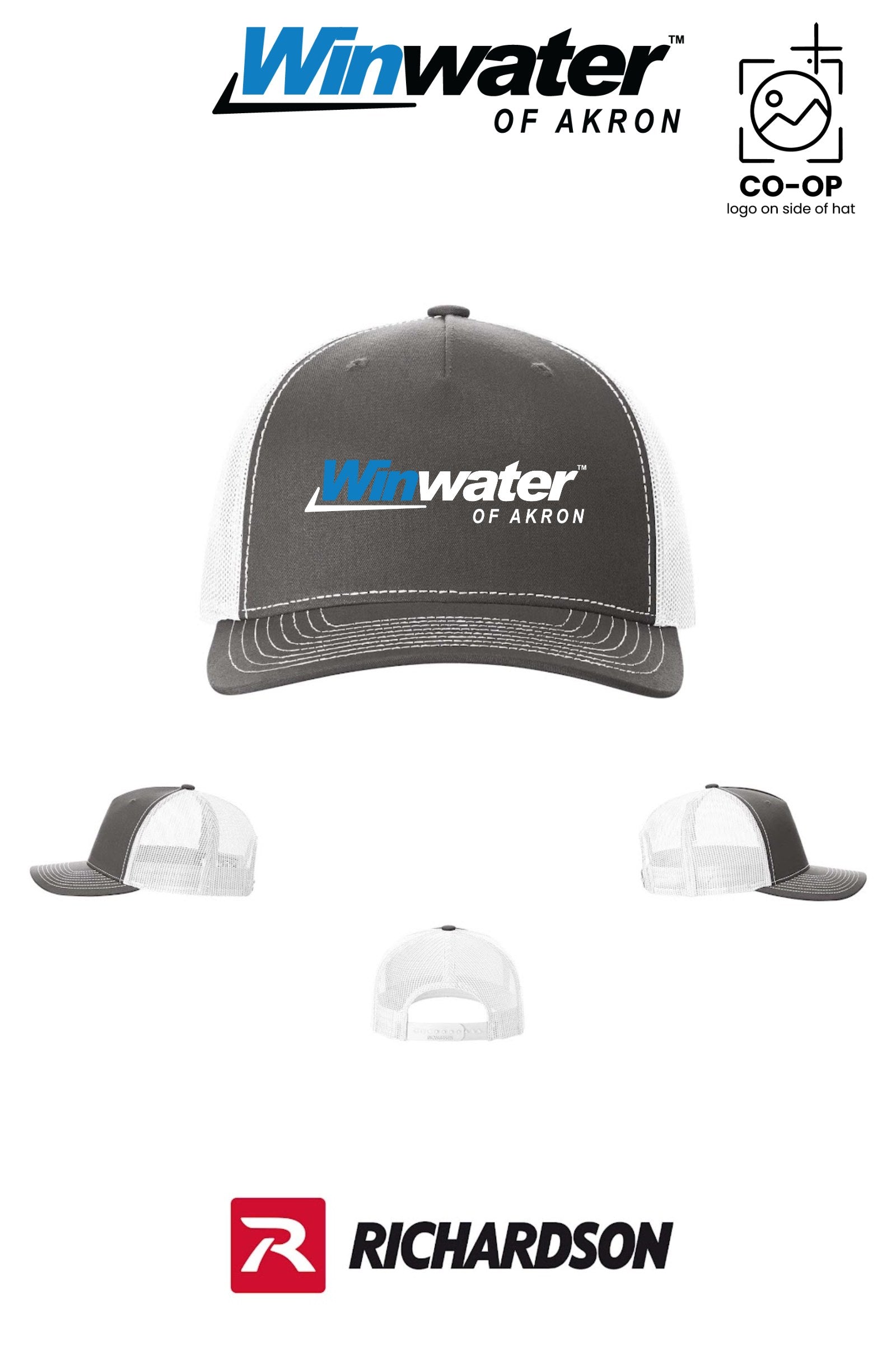 Richardson 112FP Five-Panel Trucker - Winwater of Akron