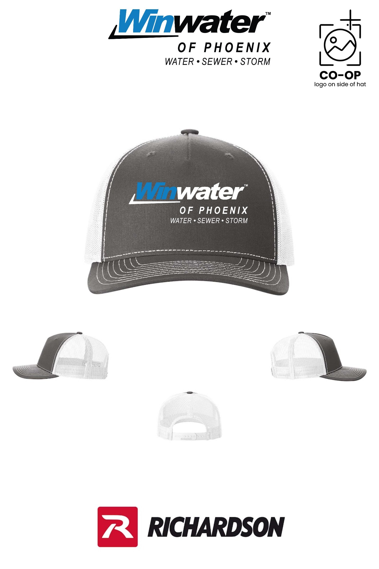 Richardson 112FP Five-Panel Trucker - Winwater of Phoenix