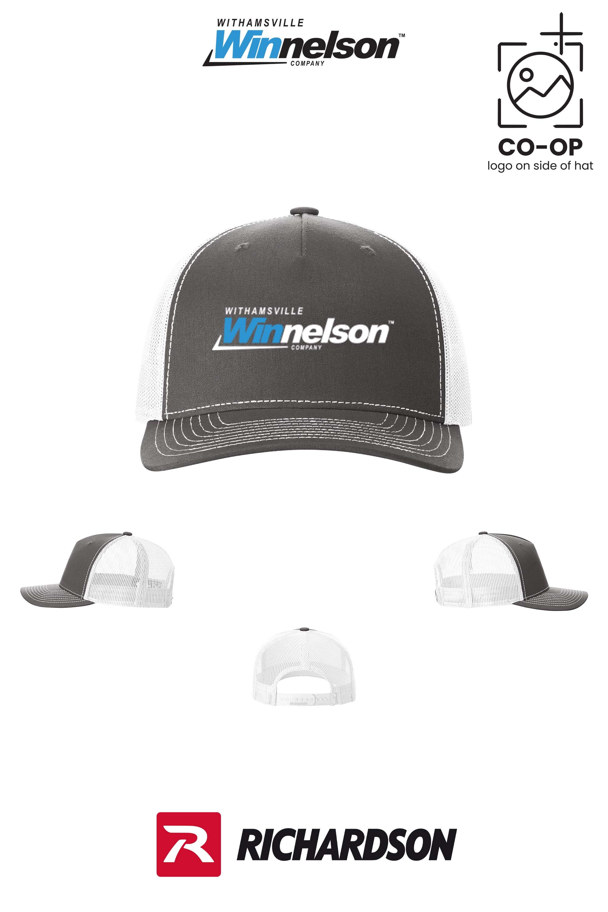Richardson 112FP Five-Panel Trucker - Withamsville Winnelson