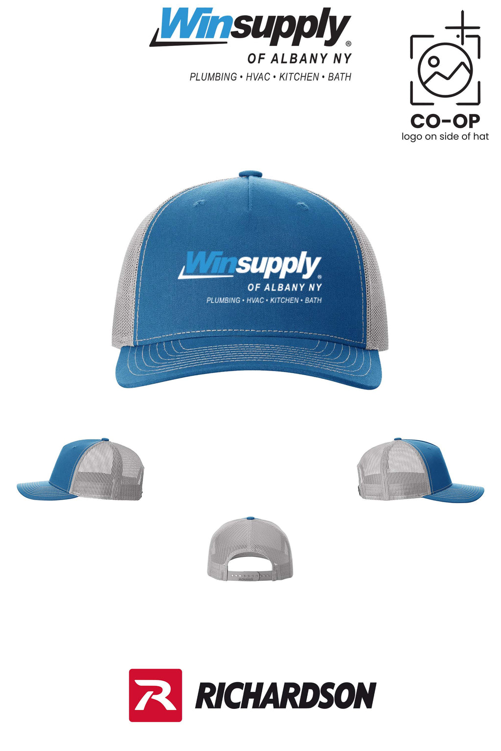 Richardson 112FP Five-Panel Trucker - Winsupply of Albany NY