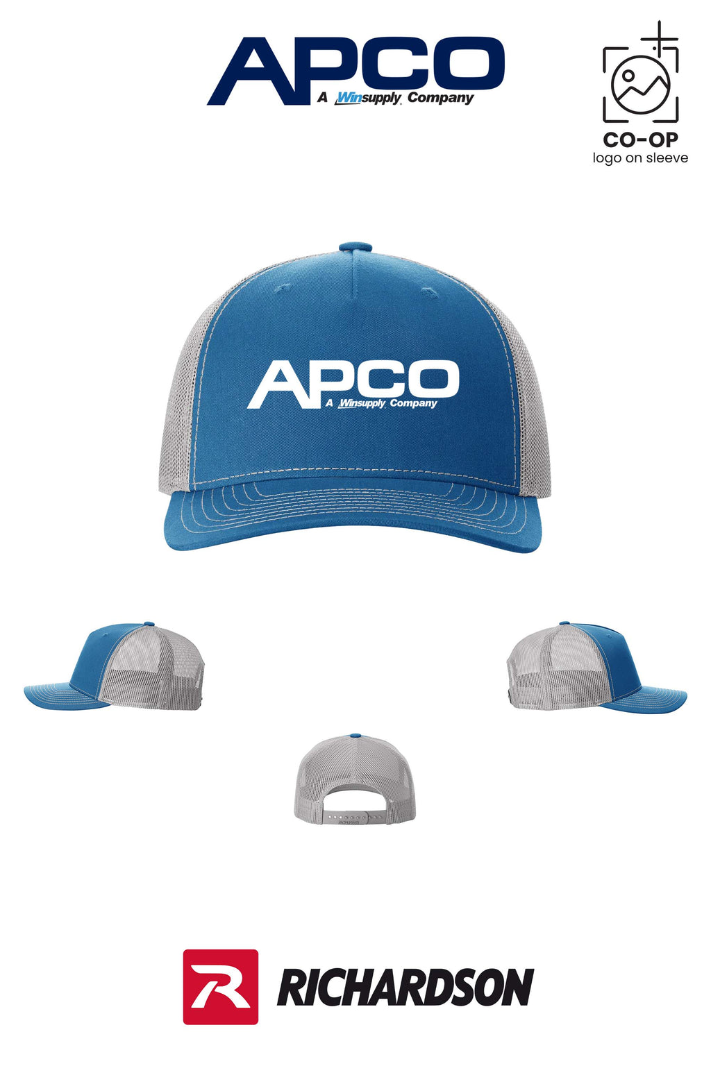 Richardson 112FP Five-Panel Trucker - APCO Supply - Indianapolis