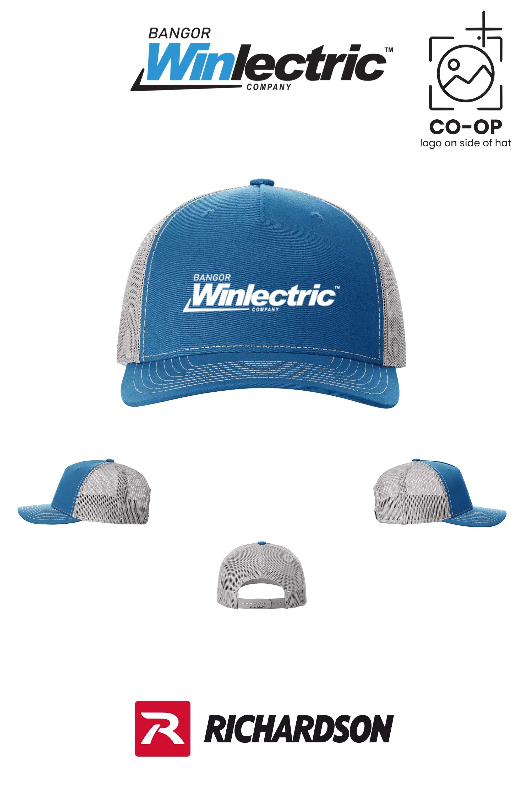 Richardson 112FP Five-Panel Trucker - Winlectric Bangor