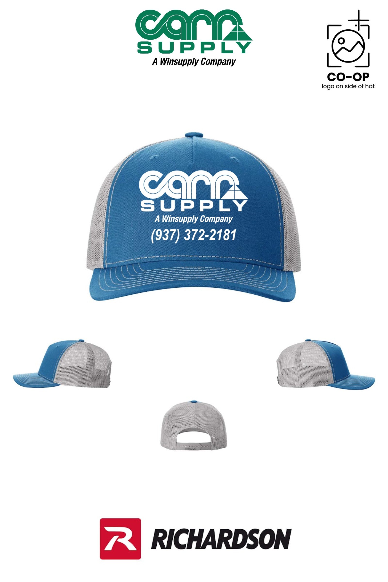 Richardson 112FP Five-Panel Trucker - Carr Supply - Xenia