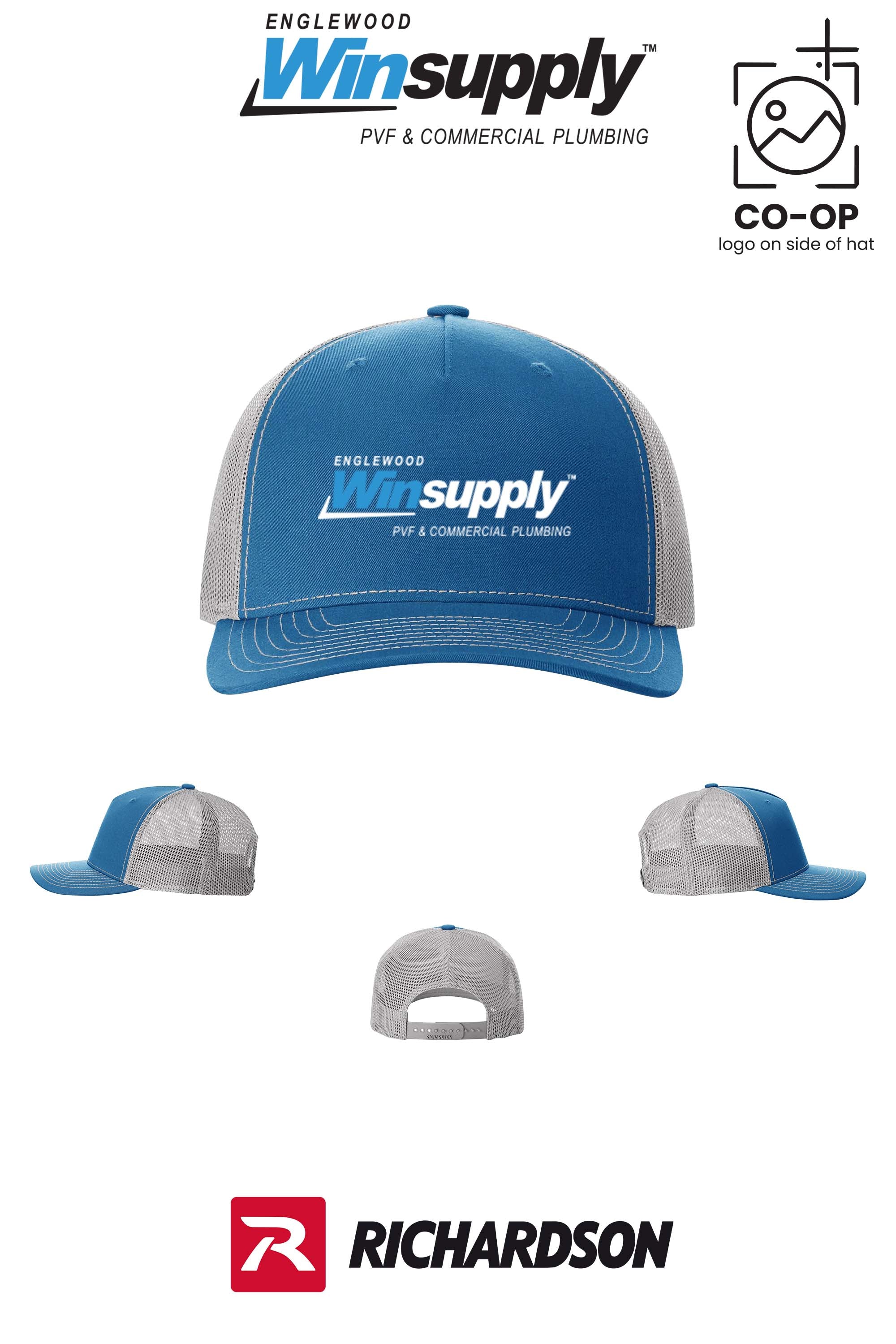 Richardson 112FP Five-Panel Trucker - Englewood Winsupply