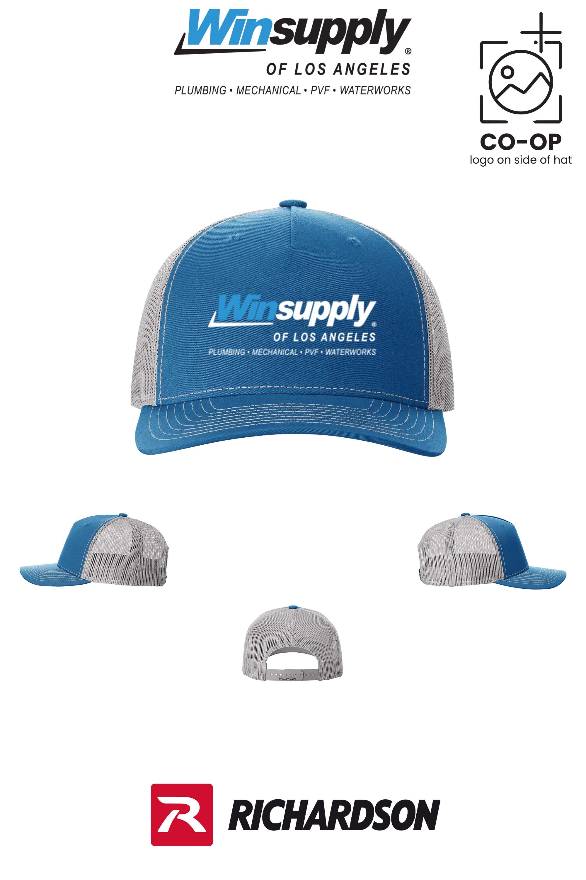 Richardson 112FP Five-Panel Trucker - Winsupply of Los Angeles