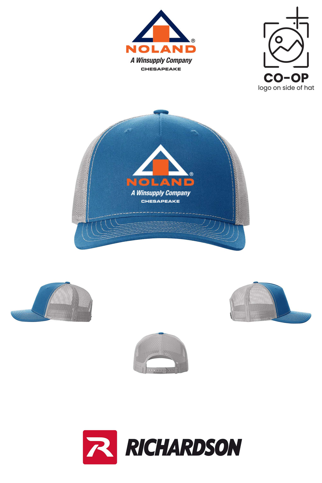 Richardson 112FP Five-Panel Trucker - Noland Company Chesapeake