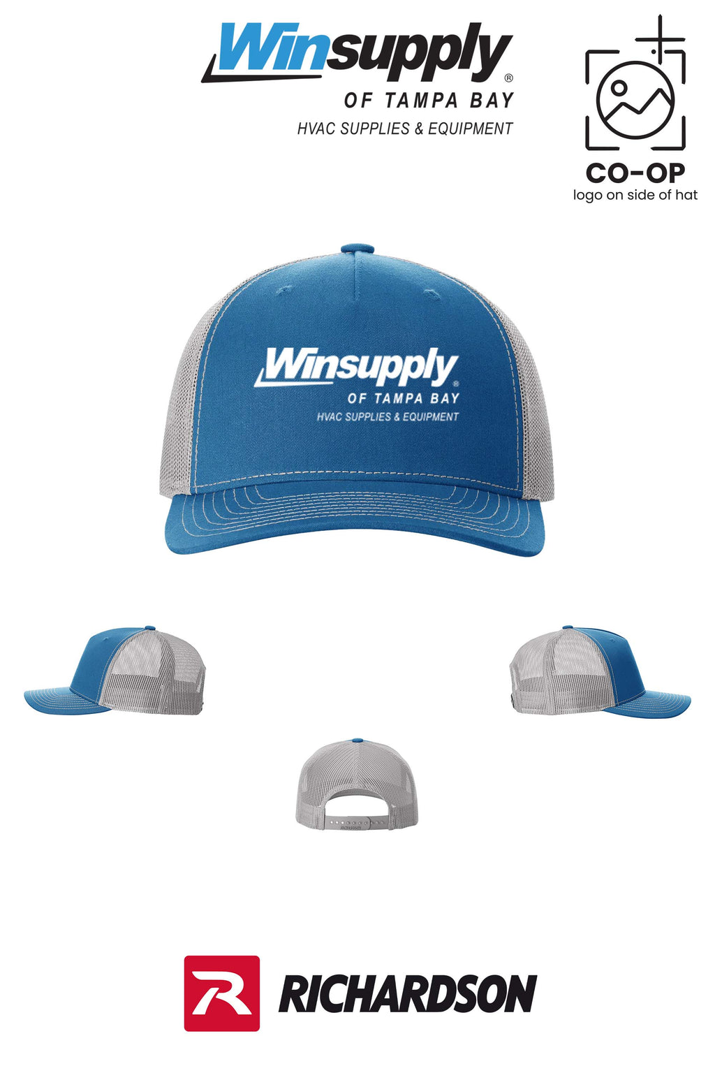 Richardson 112FP Five-Panel Trucker - Winsupply of Tampa Bay
