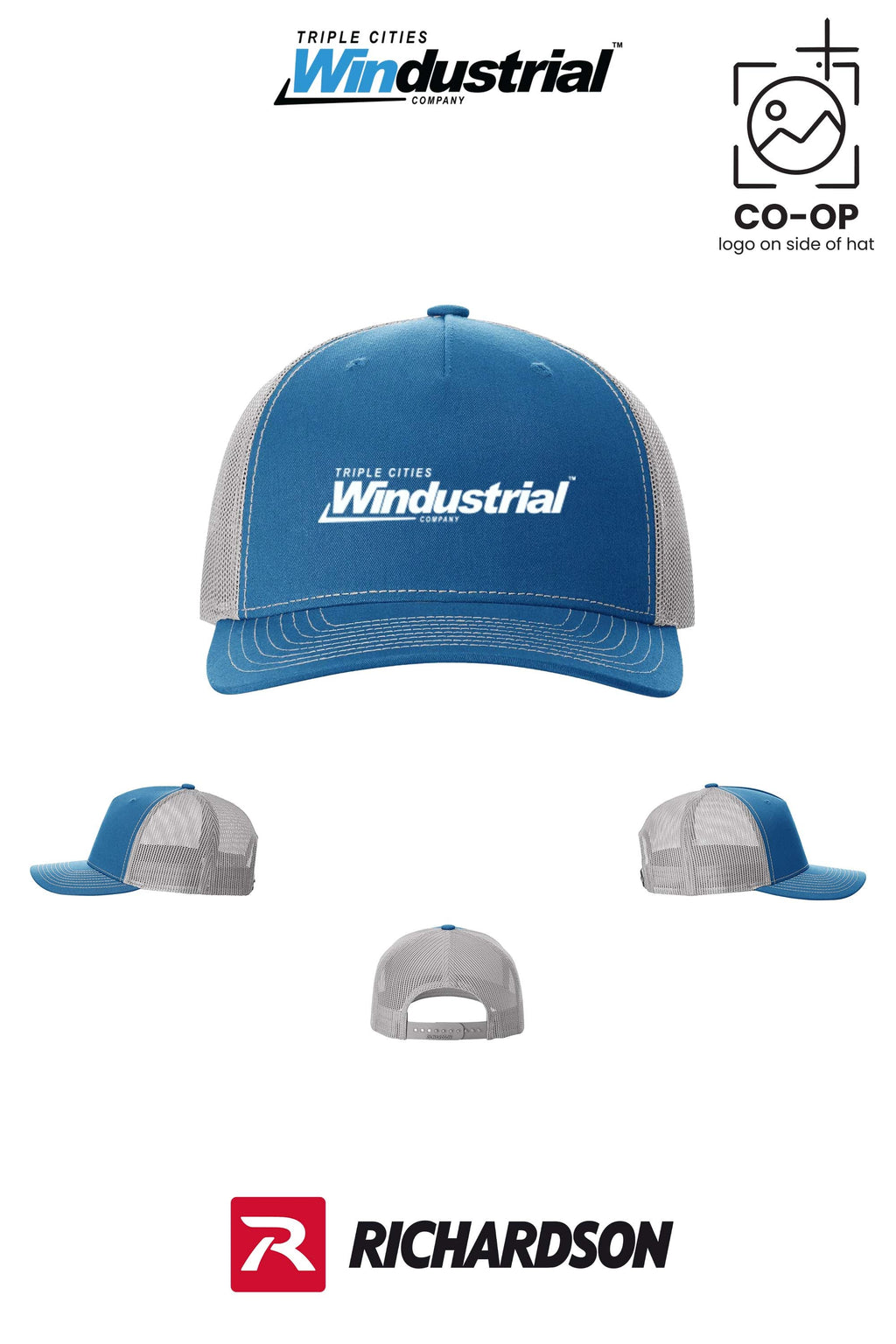 Richardson 112FP Five-Panel Trucker - Windustrial Triple Cities