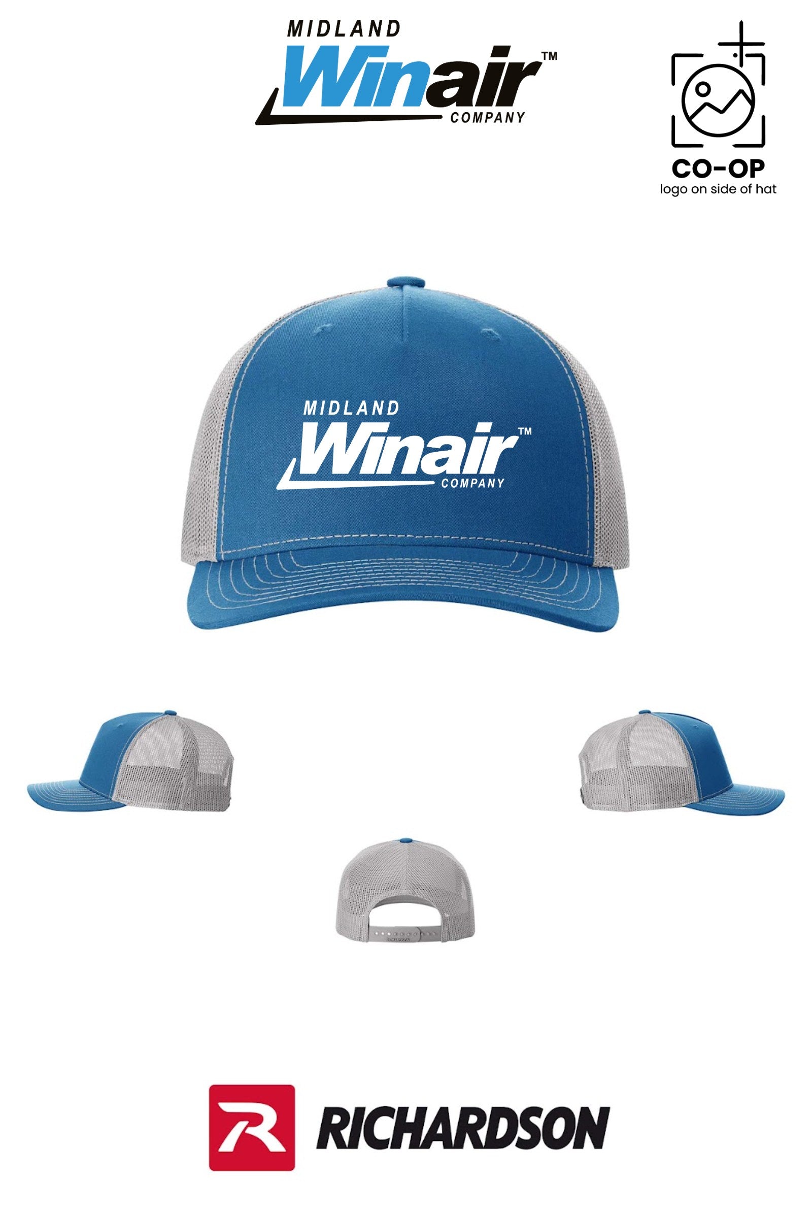 Richardson 112FP Five-Panel Trucker - Midland Winair
