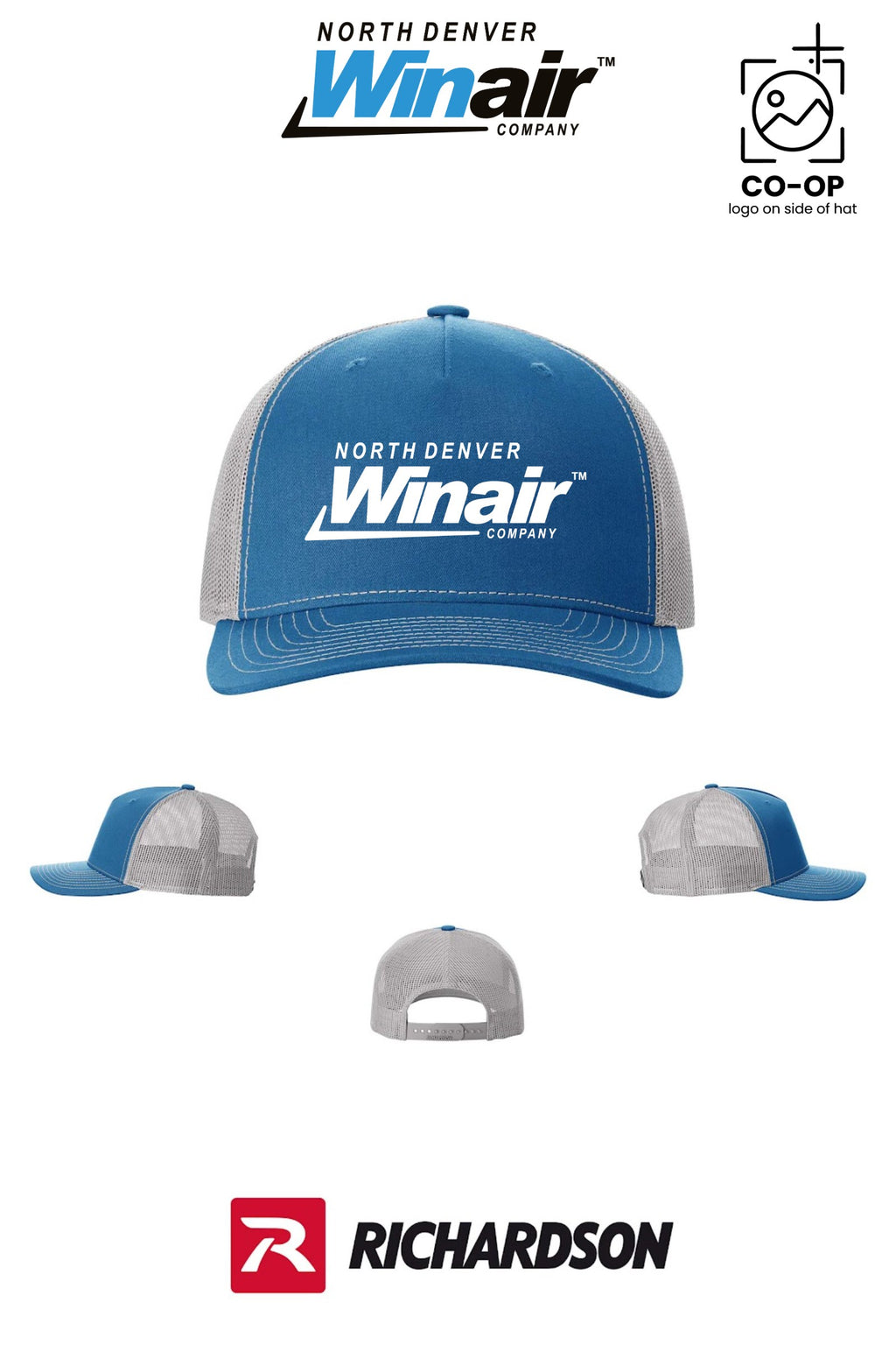 Richardson 112FP Five-Panel Trucker - North Denver Winair