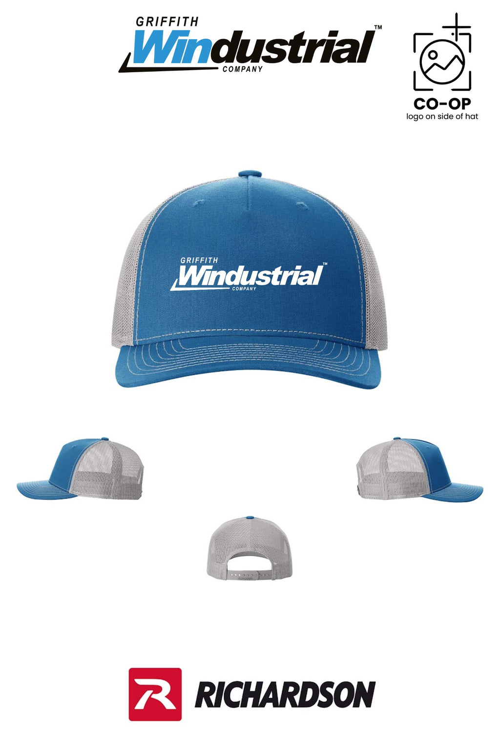 Richardson 112FP Five-Panel Trucker - Griffith Windustrial