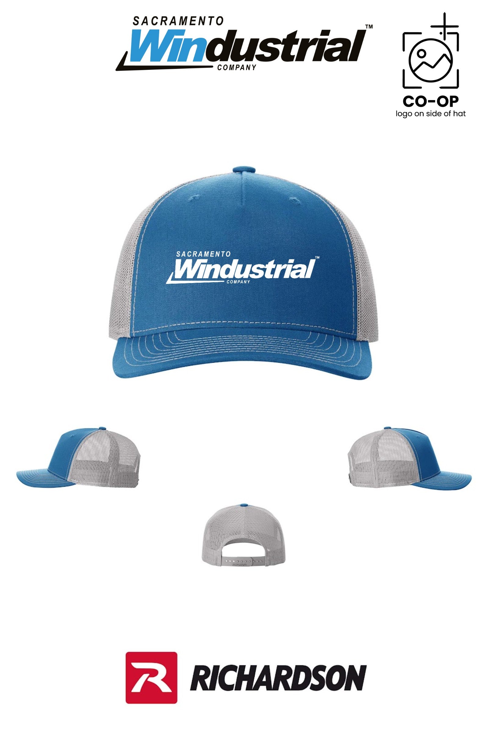 Richardson 112FP Five-Panel Trucker - Sacramento Windustrial