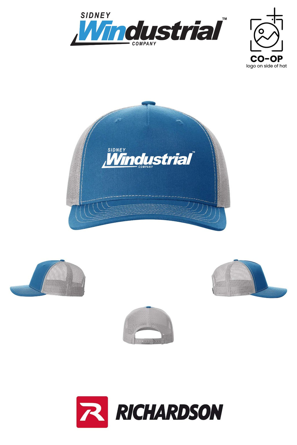 Richardson 112FP Five-Panel Trucker - Sidney Windustrial