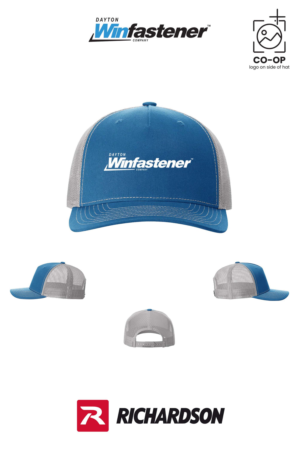 Richardson 112FP Five-Panel Trucker - Dayton Winfastener