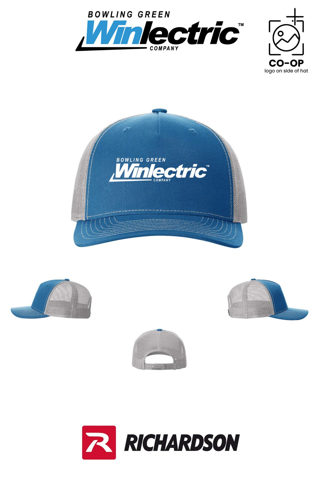 Richardson 112FP Five-Panel Trucker - Bowling Green Winlectric