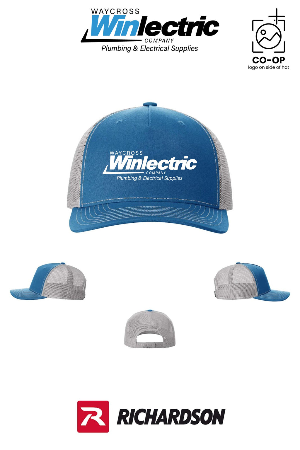 Richardson 112FP Five-Panel Trucker - Waycross Winlectric