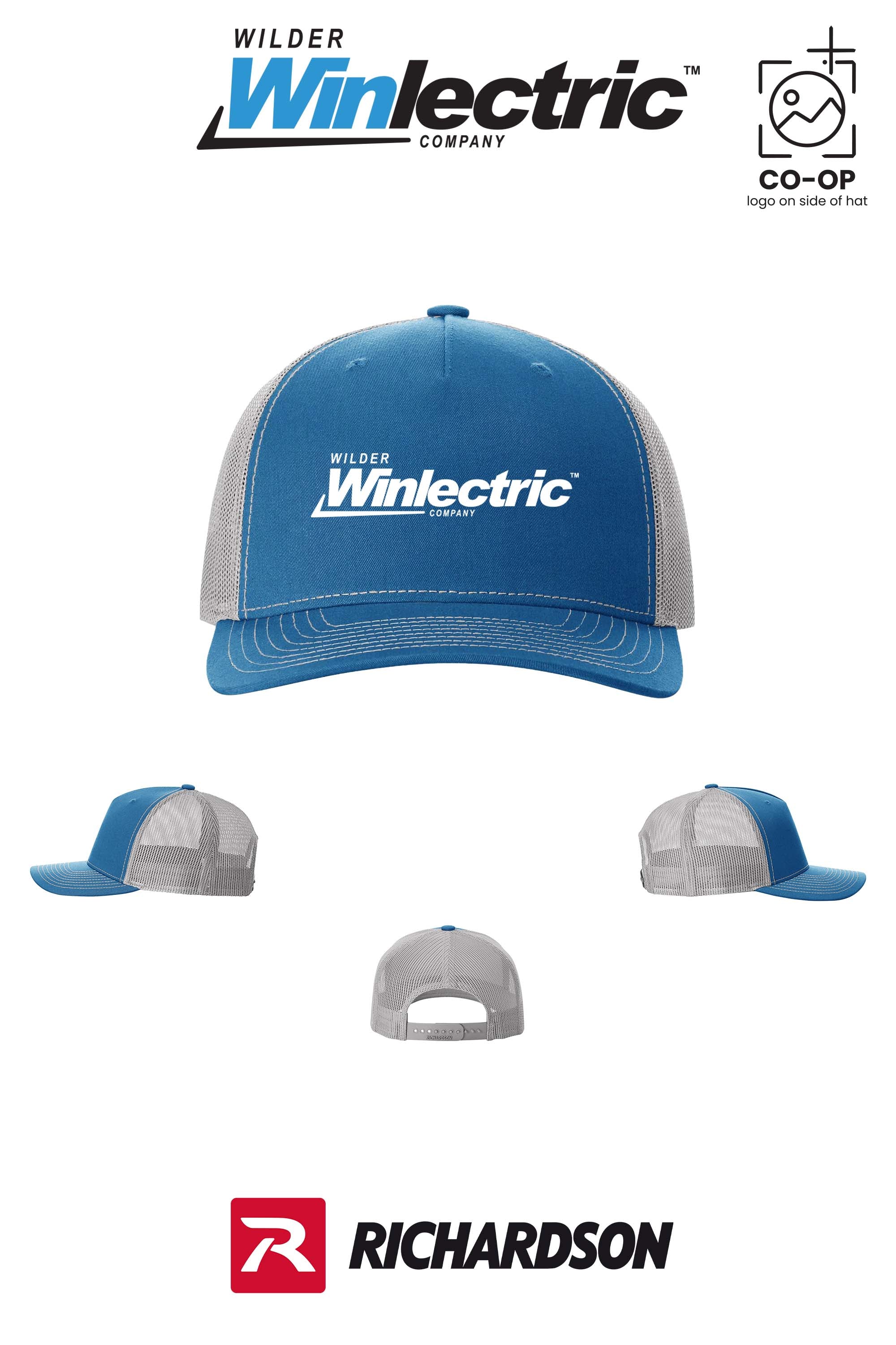 Richardson 112FP Five-Panel Trucker - Wilder Winlectric