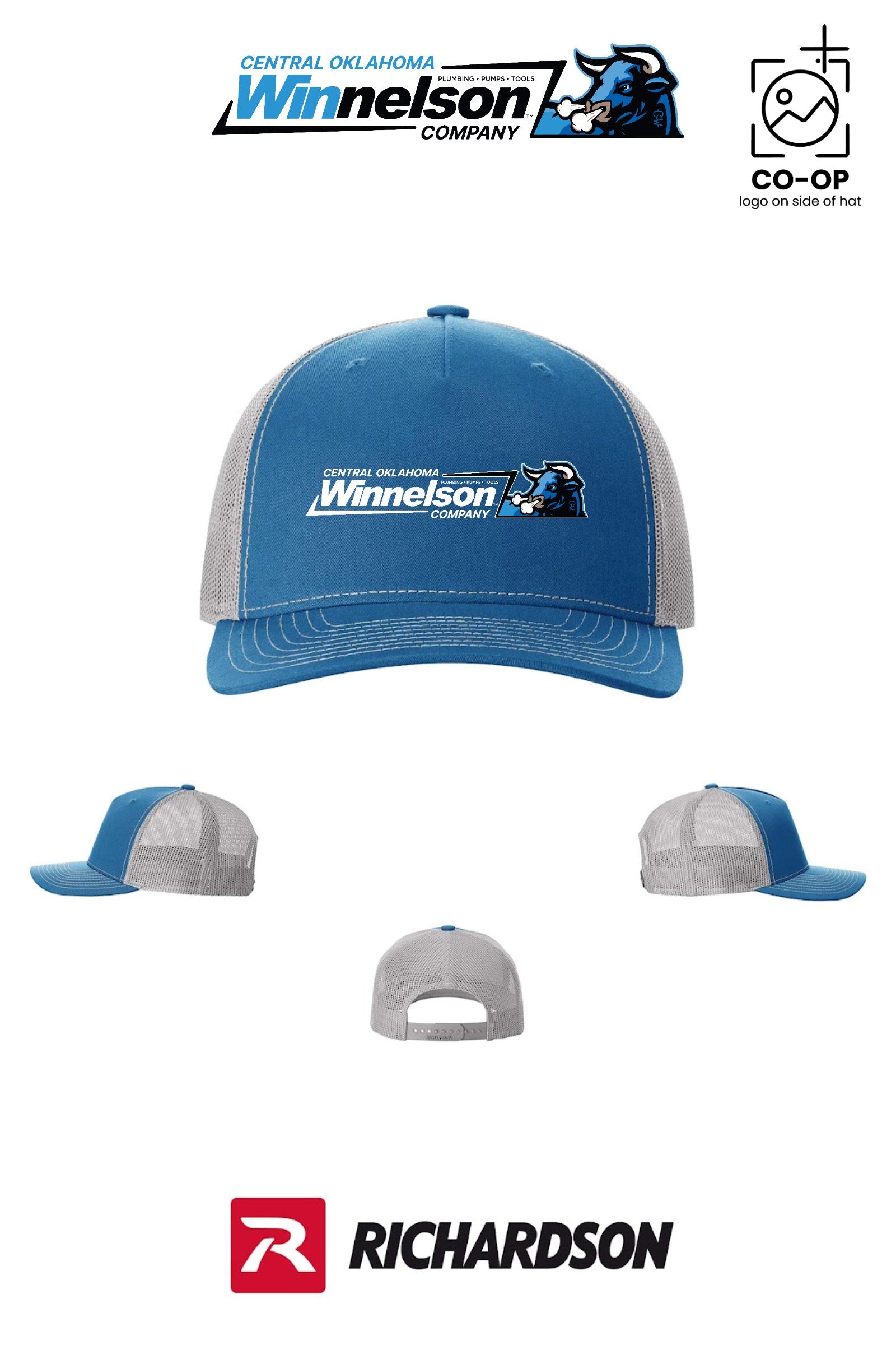 Richardson 112FP Five-Panel Trucker - Winnelson Central Oklahoma
