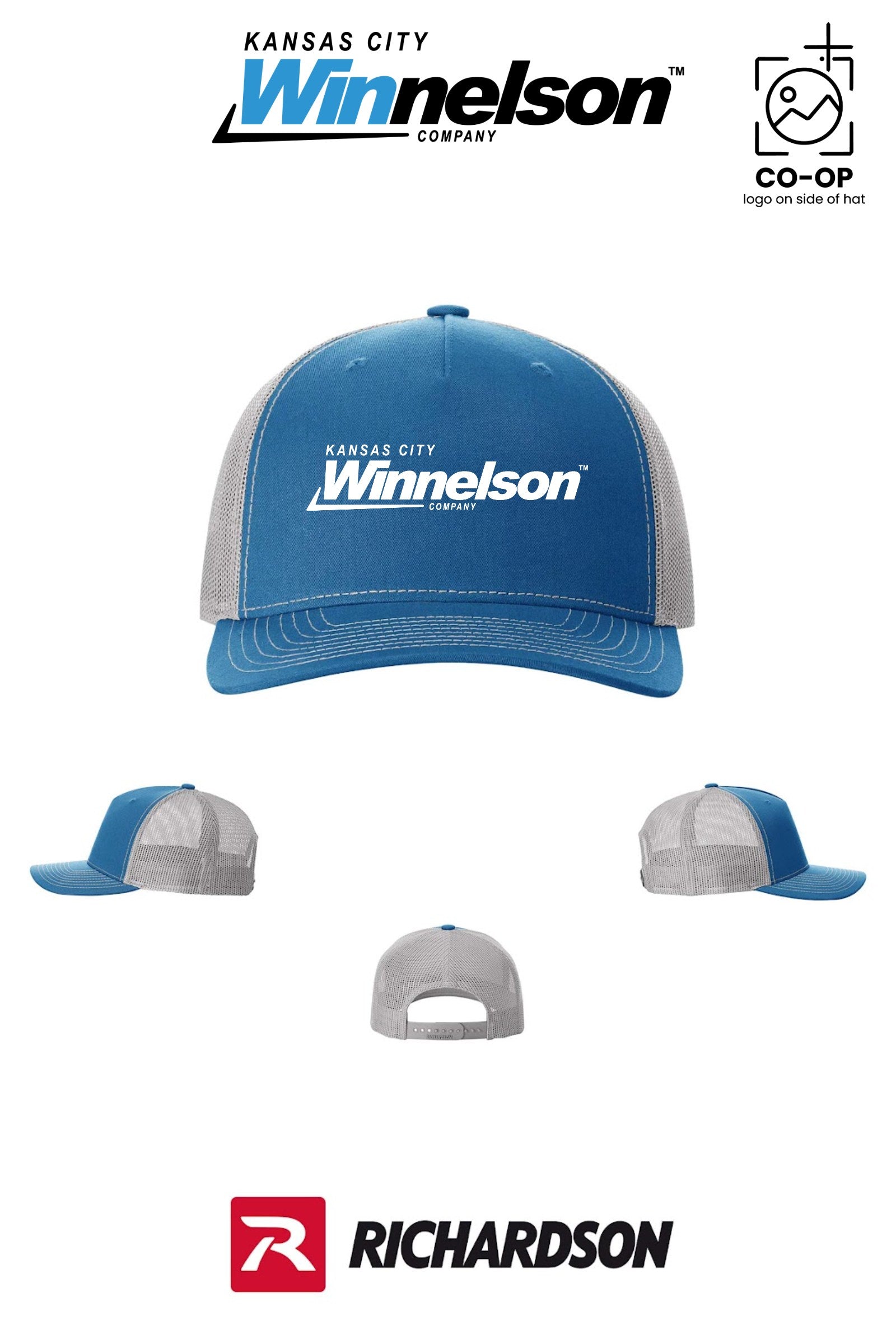 Richardson 112FP Five-Panel Trucker - Kansas City Winnelson
