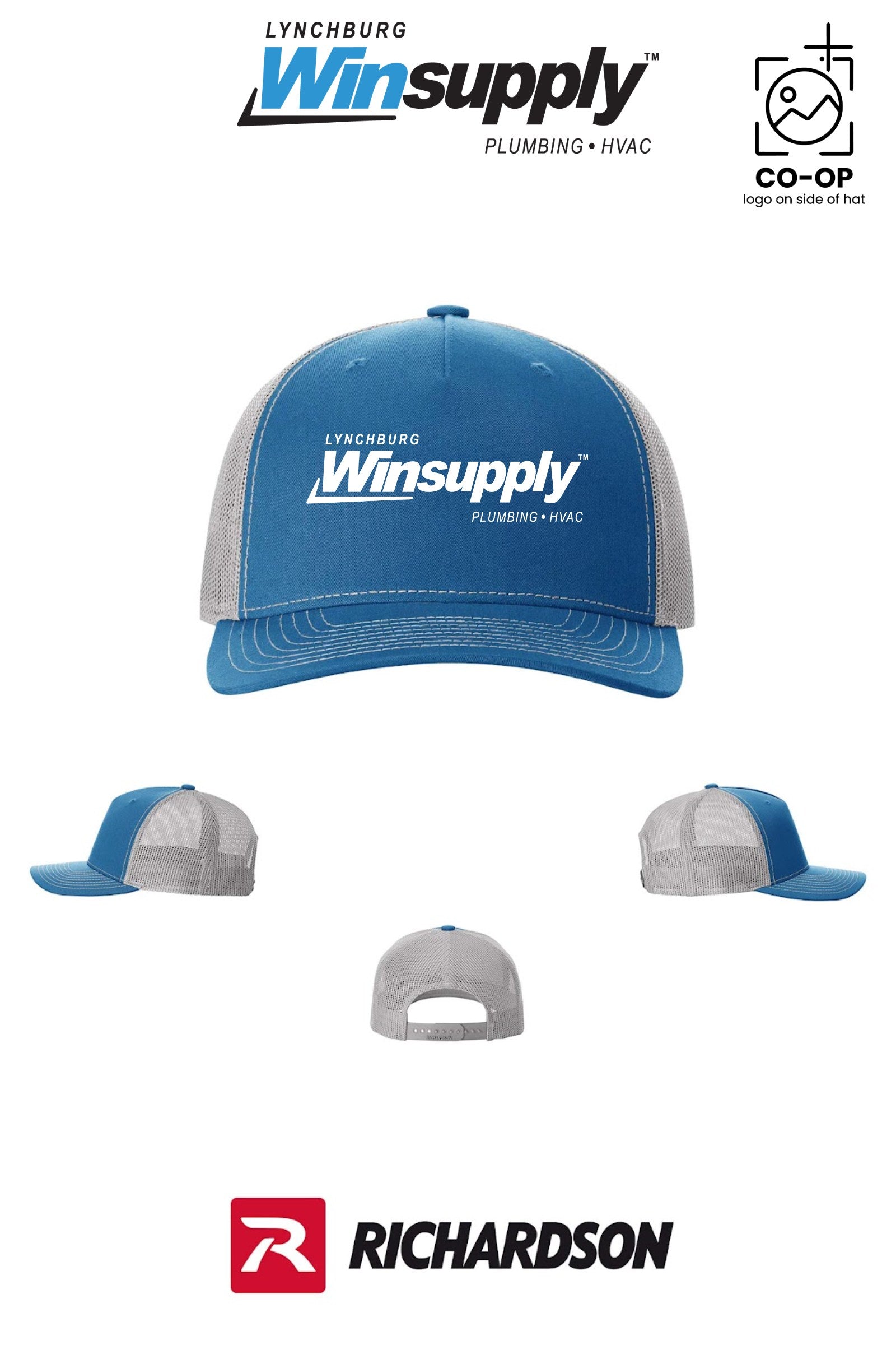 Richardson 112FP Five-Panel Trucker - Lynchburg Winsupply