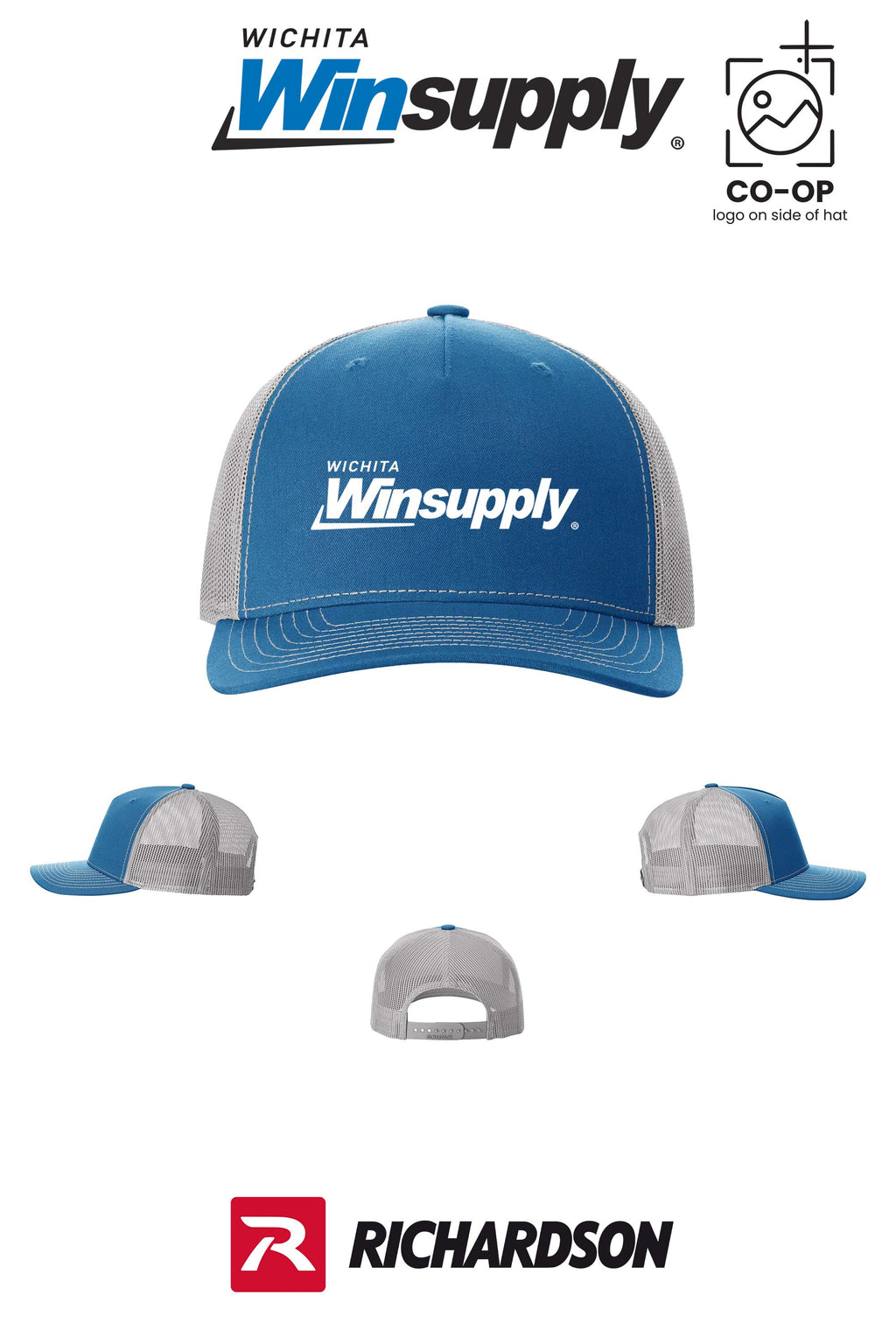 Richardson 112FP Five-Panel Trucker - Wichita Winsupply