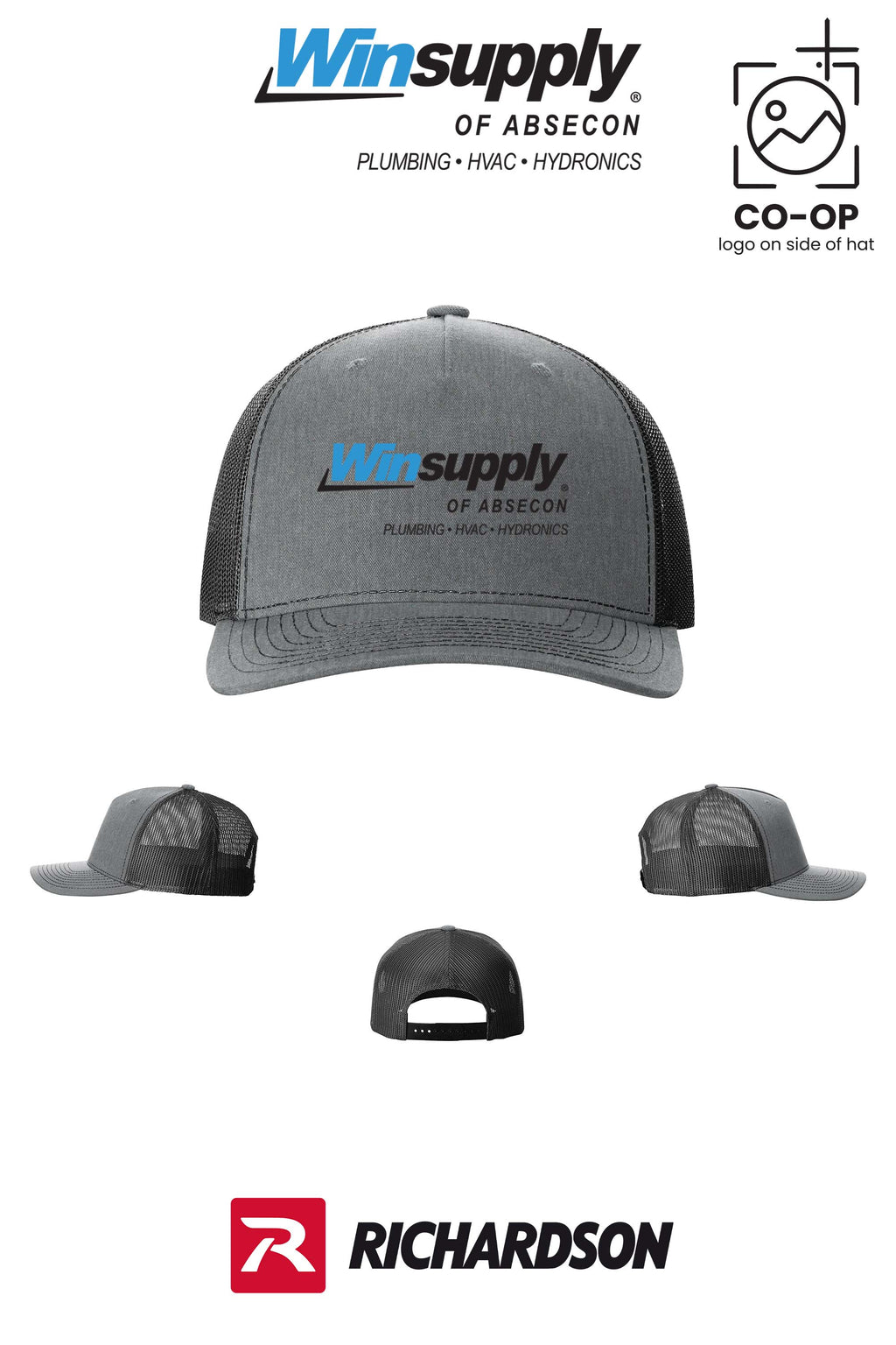 Richardson 112FP Five-Panel Trucker - Winsupply of Absecon