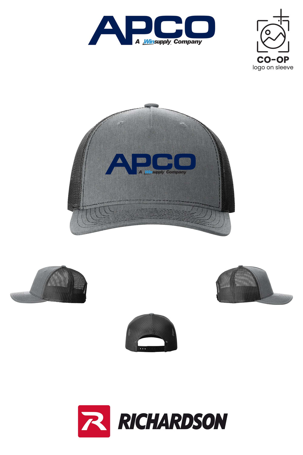 Richardson 112FP Five-Panel Trucker - APCO Supply - Indianapolis