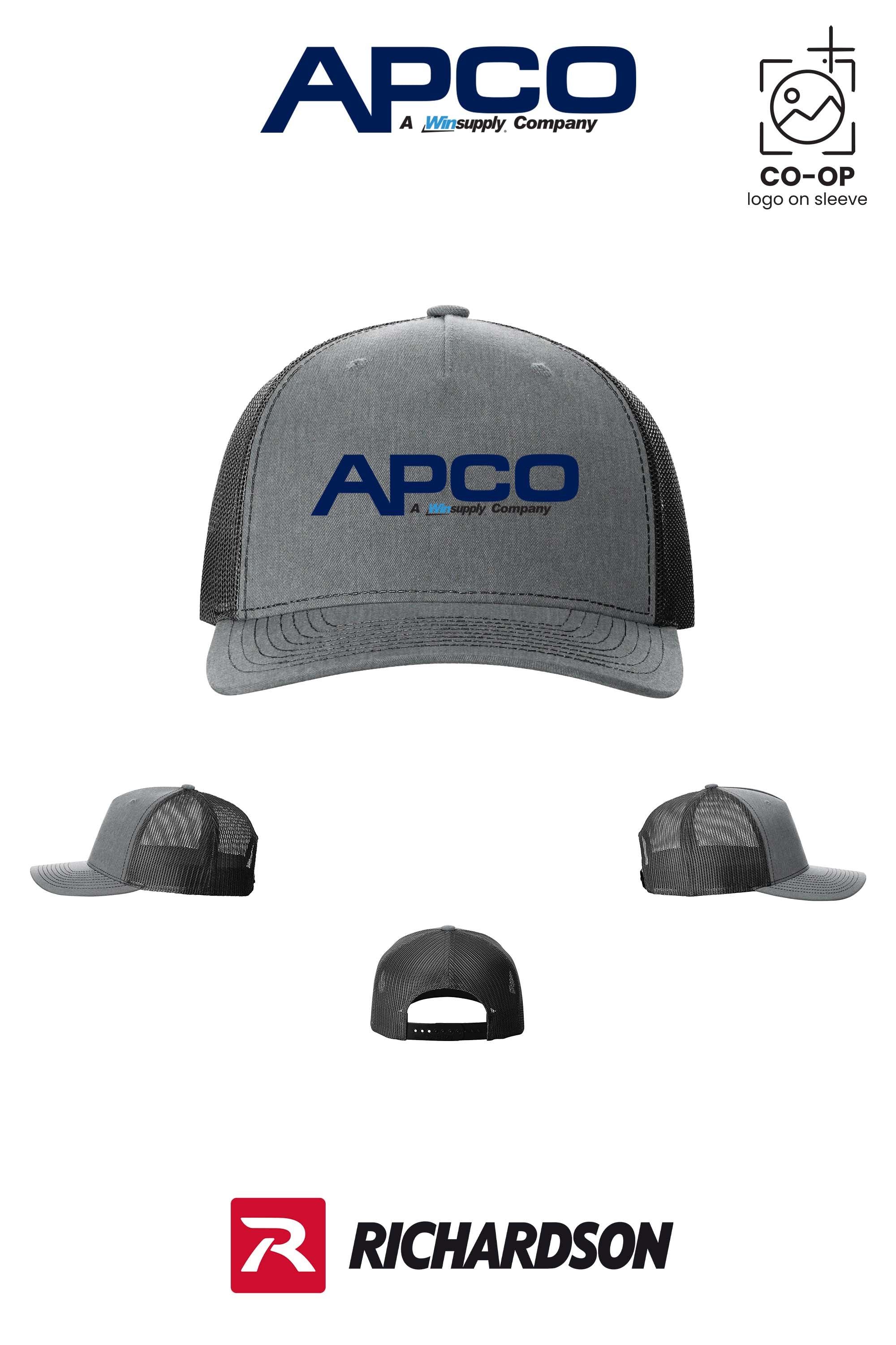Richardson 112FP Five-Panel Trucker - APCO Supply - Indianapolis