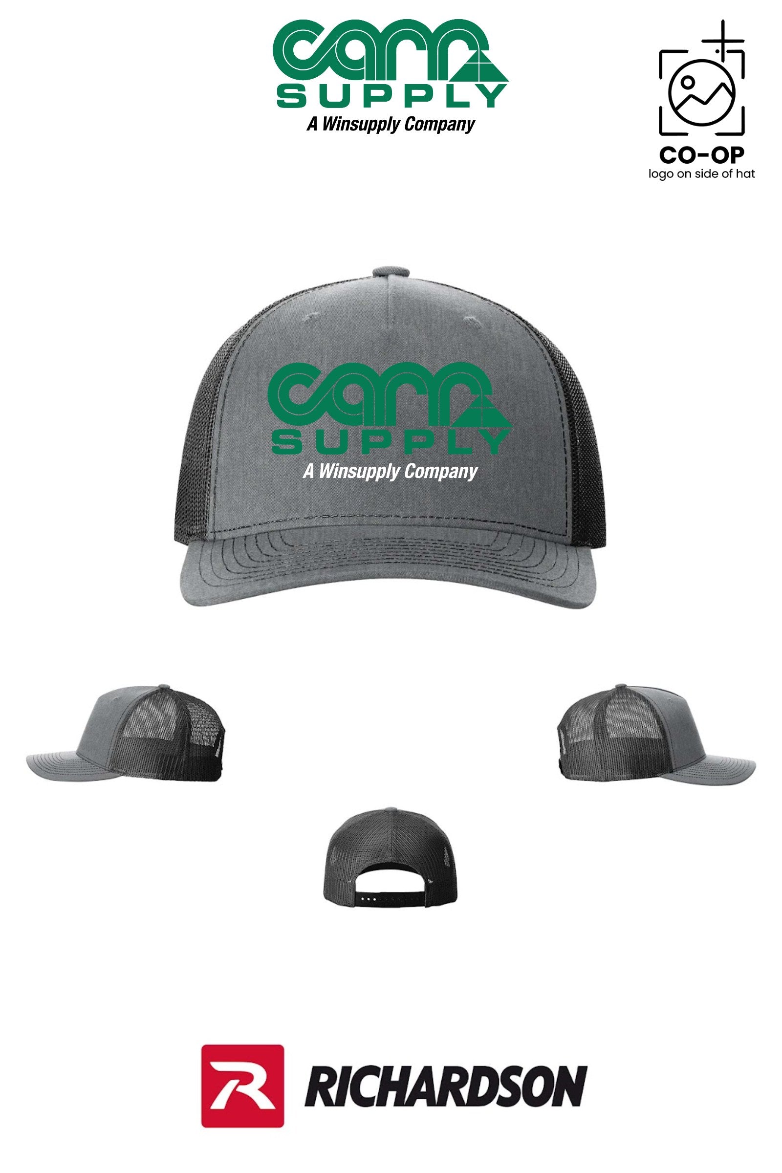 Richardson 112FP Five-Panel Trucker - Carr Supply - Xenia