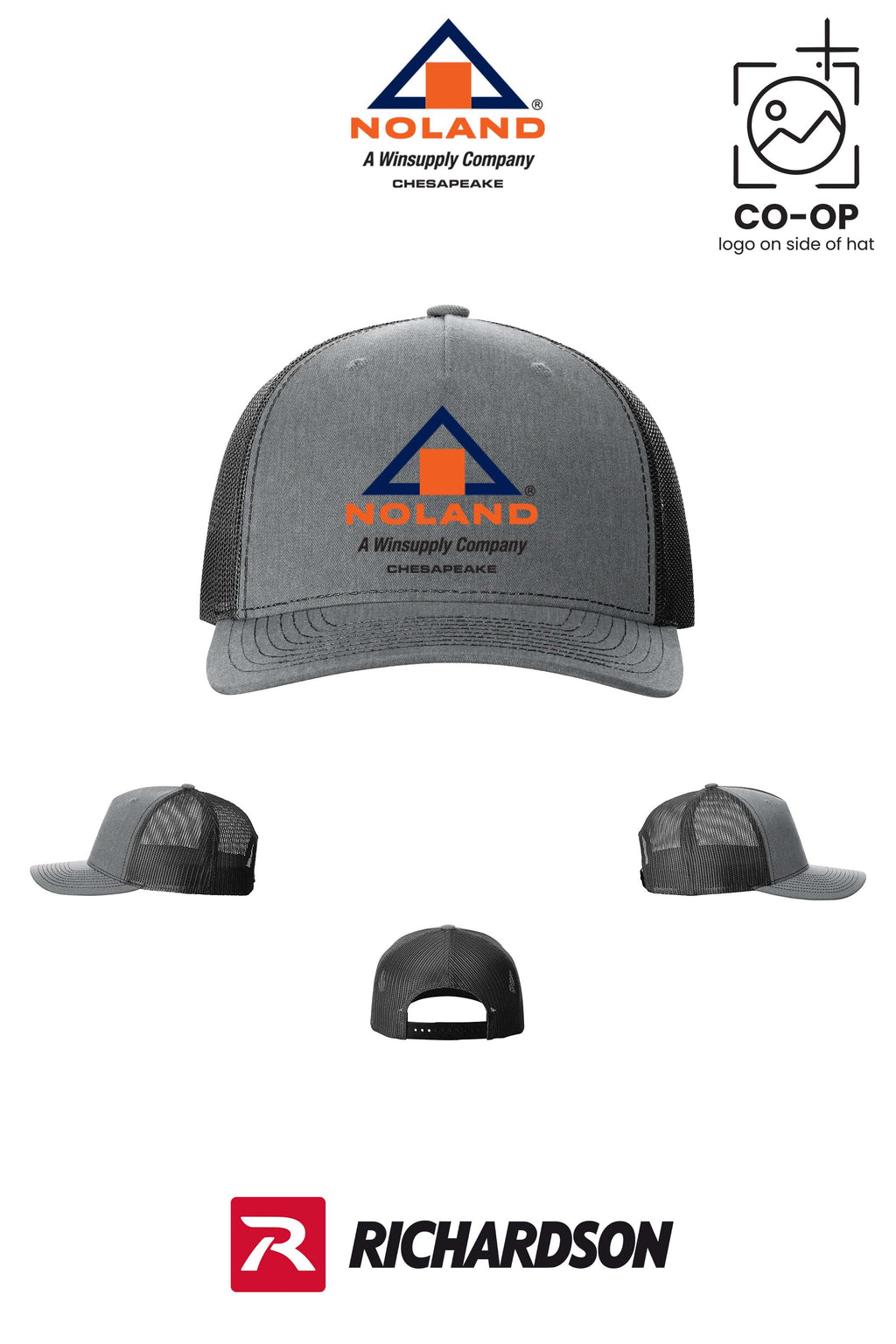 Richardson 112FP Five-Panel Trucker - Noland Company Chesapeake