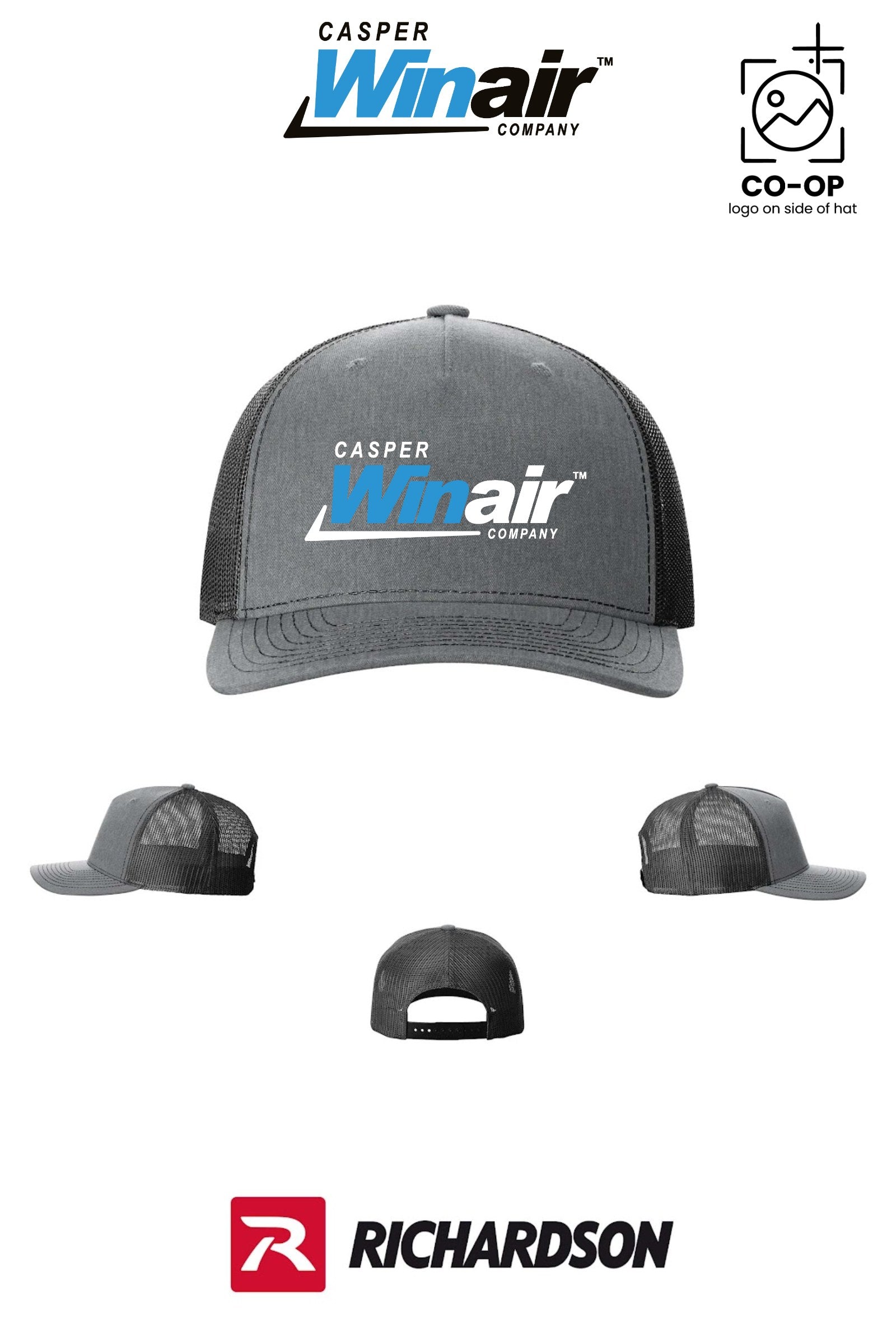 Richardson 112FP Five-Panel Trucker - Casper Winair