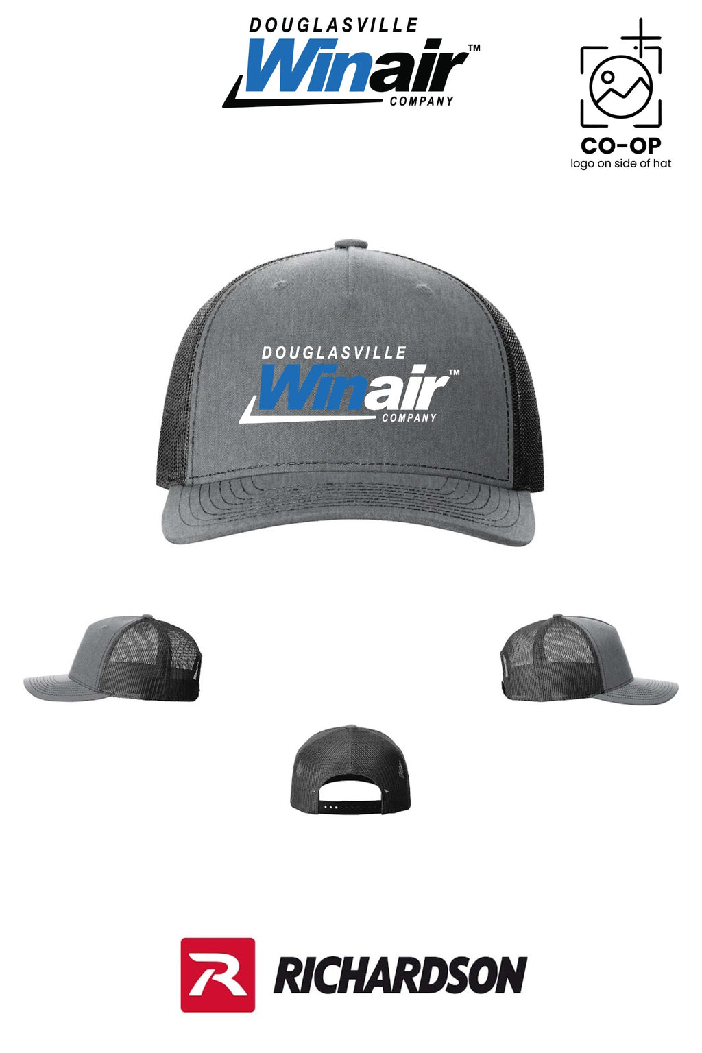 Richardson 112FP Five-Panel Trucker - Douglasville Winair