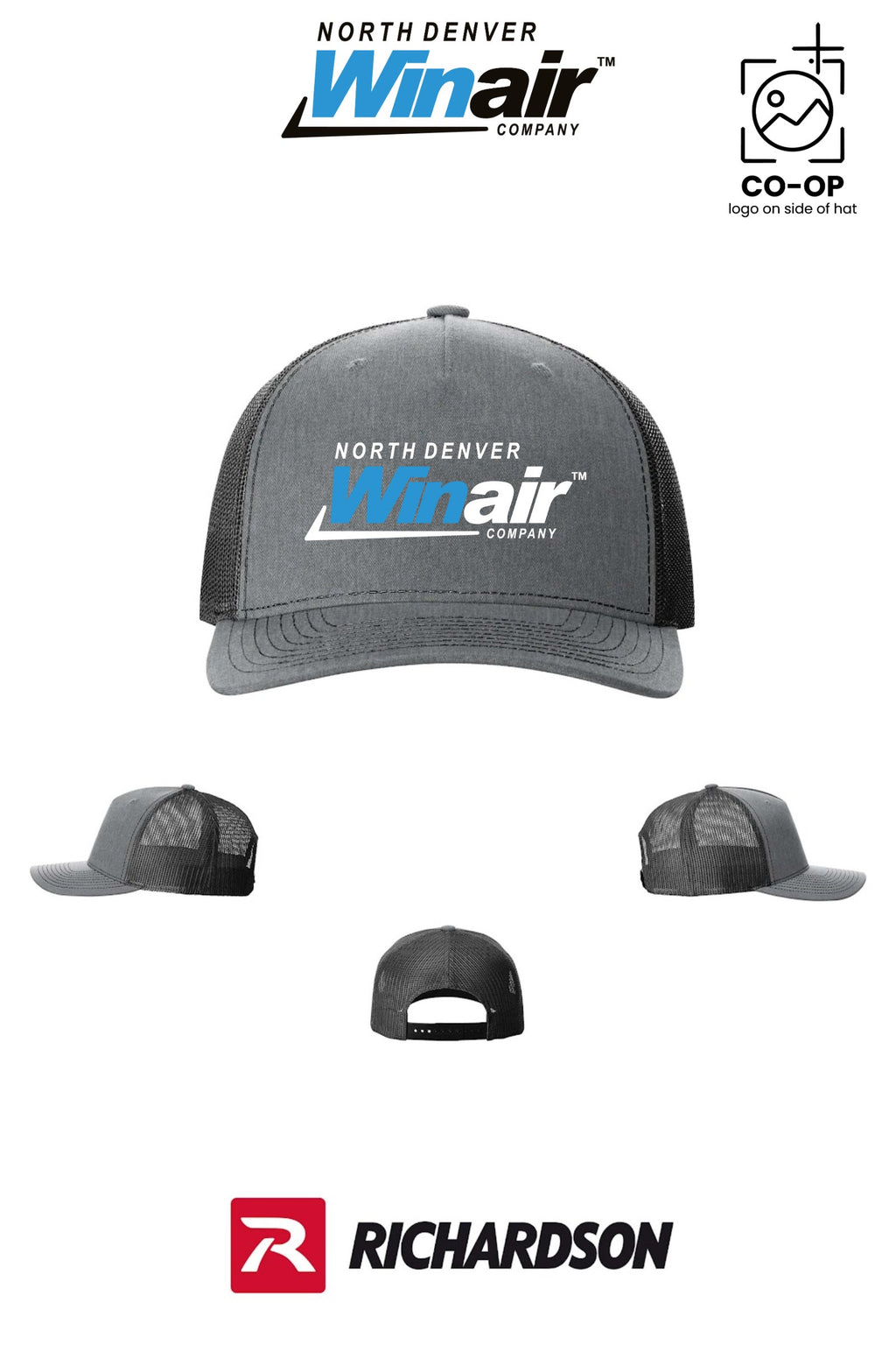 Richardson 112FP Five-Panel Trucker - North Denver Winair