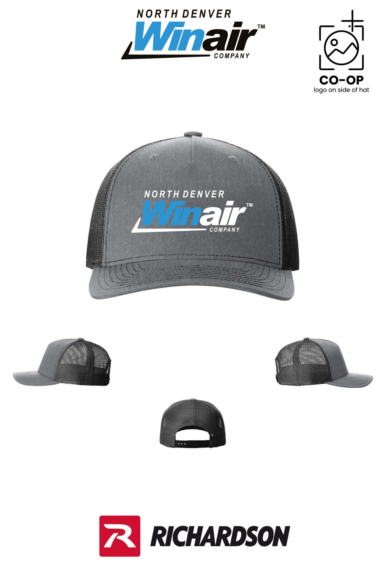 Richardson 112FP Five-Panel Trucker - North Denver Winair