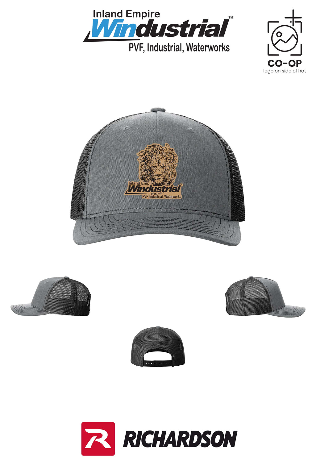 Richardson 112FP Five-Panel Trucker - Inland Empire Windustrial