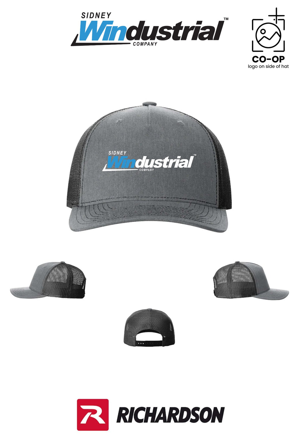 Richardson 112FP Five-Panel Trucker - Sidney Windustrial