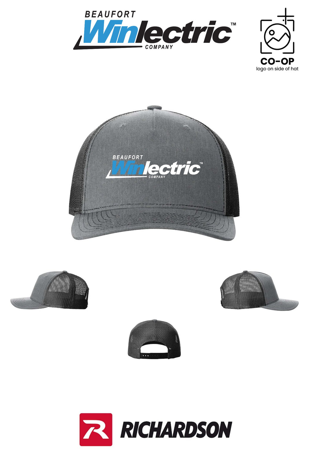 Richardson 112FP Five-Panel Trucker - Beaufort Winlectric