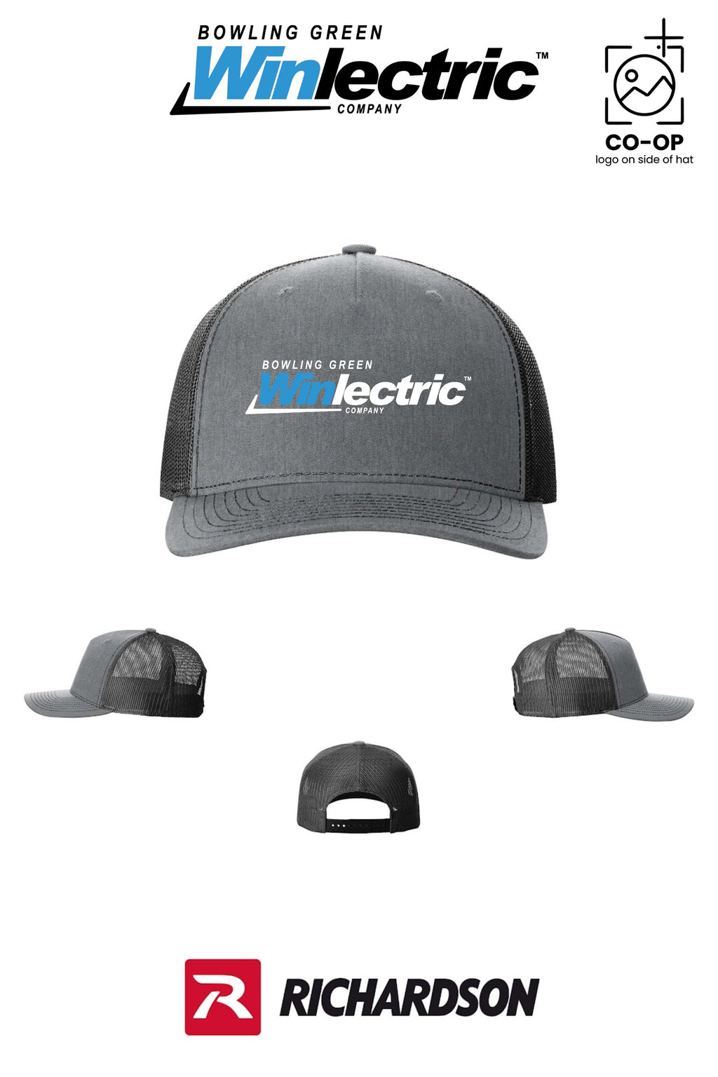 Richardson 112FP Five-Panel Trucker - Bowling Green Winlectric
