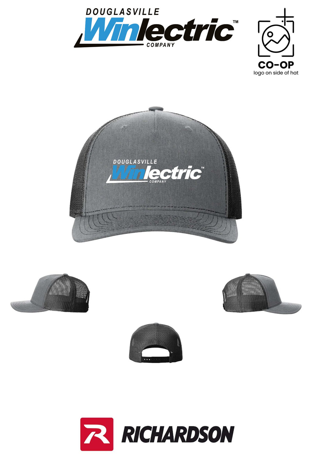 Richardson 112FP Five-Panel Trucker - Douglasville Winlectric