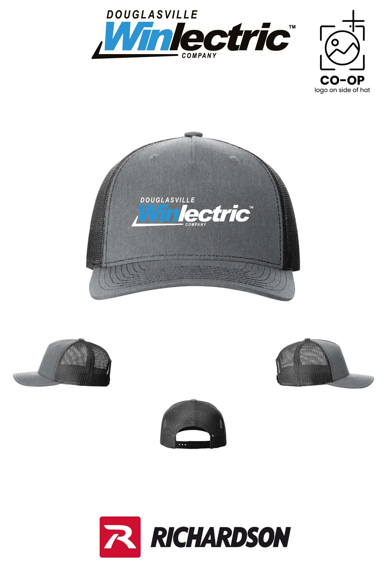 Richardson 112FP Five-Panel Trucker - Douglasville Winlectric