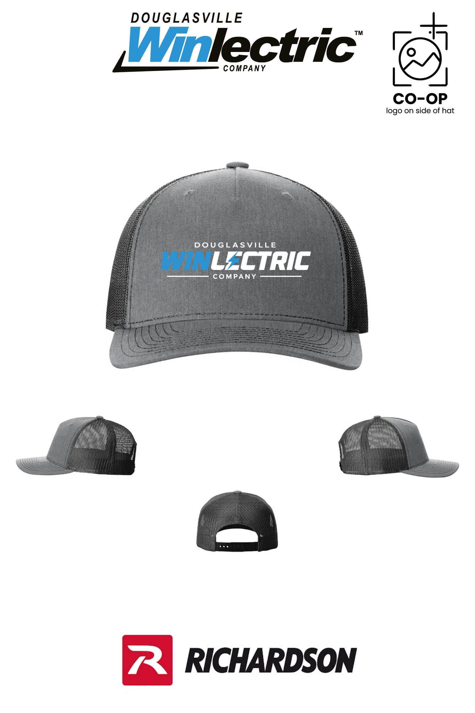 Richardson 112FP Five-Panel Trucker - Douglasville Winlectric