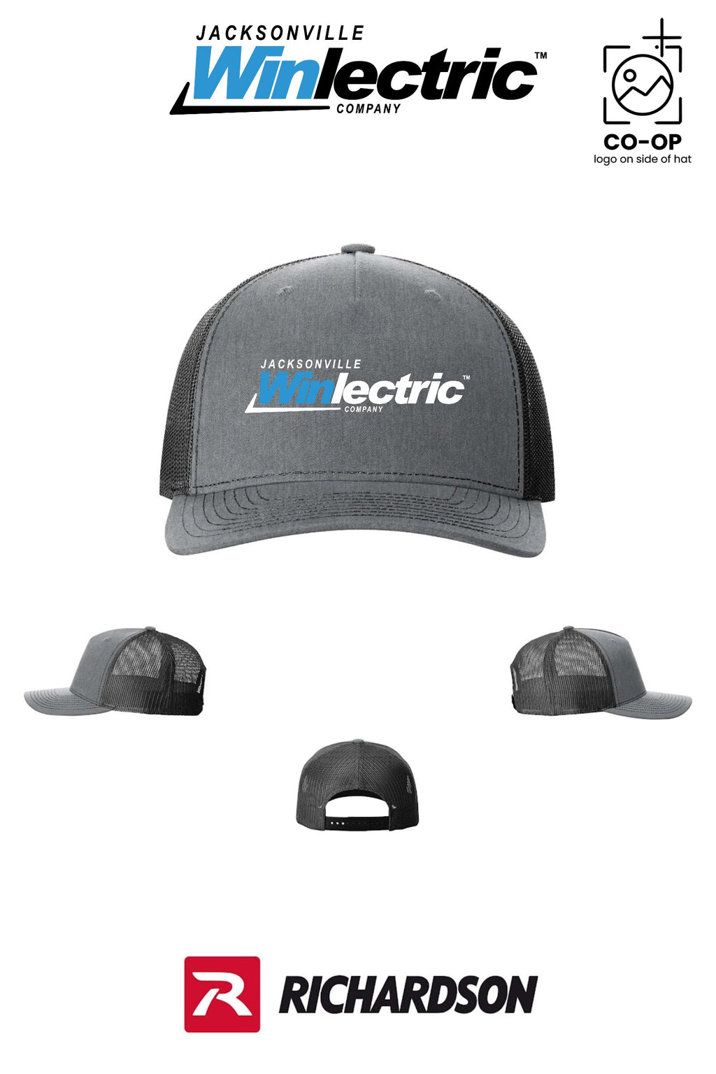 Richardson 112FP Five-Panel Trucker - Jacksonville Winlectric