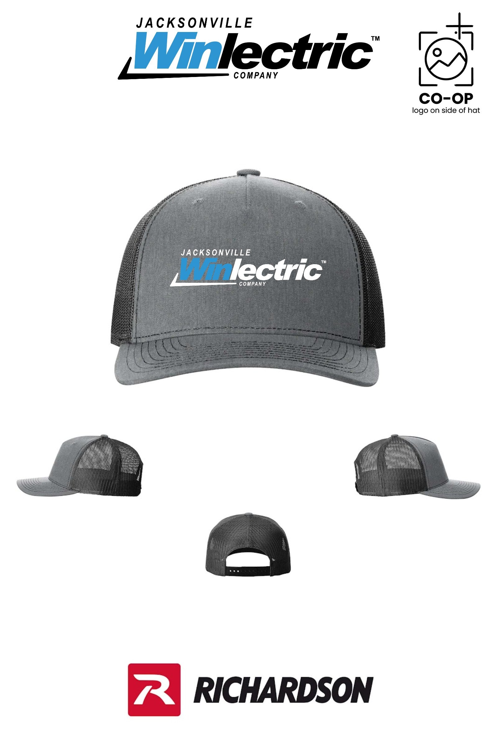 Richardson 112FP Five-Panel Trucker - Jacksonville Winlectric