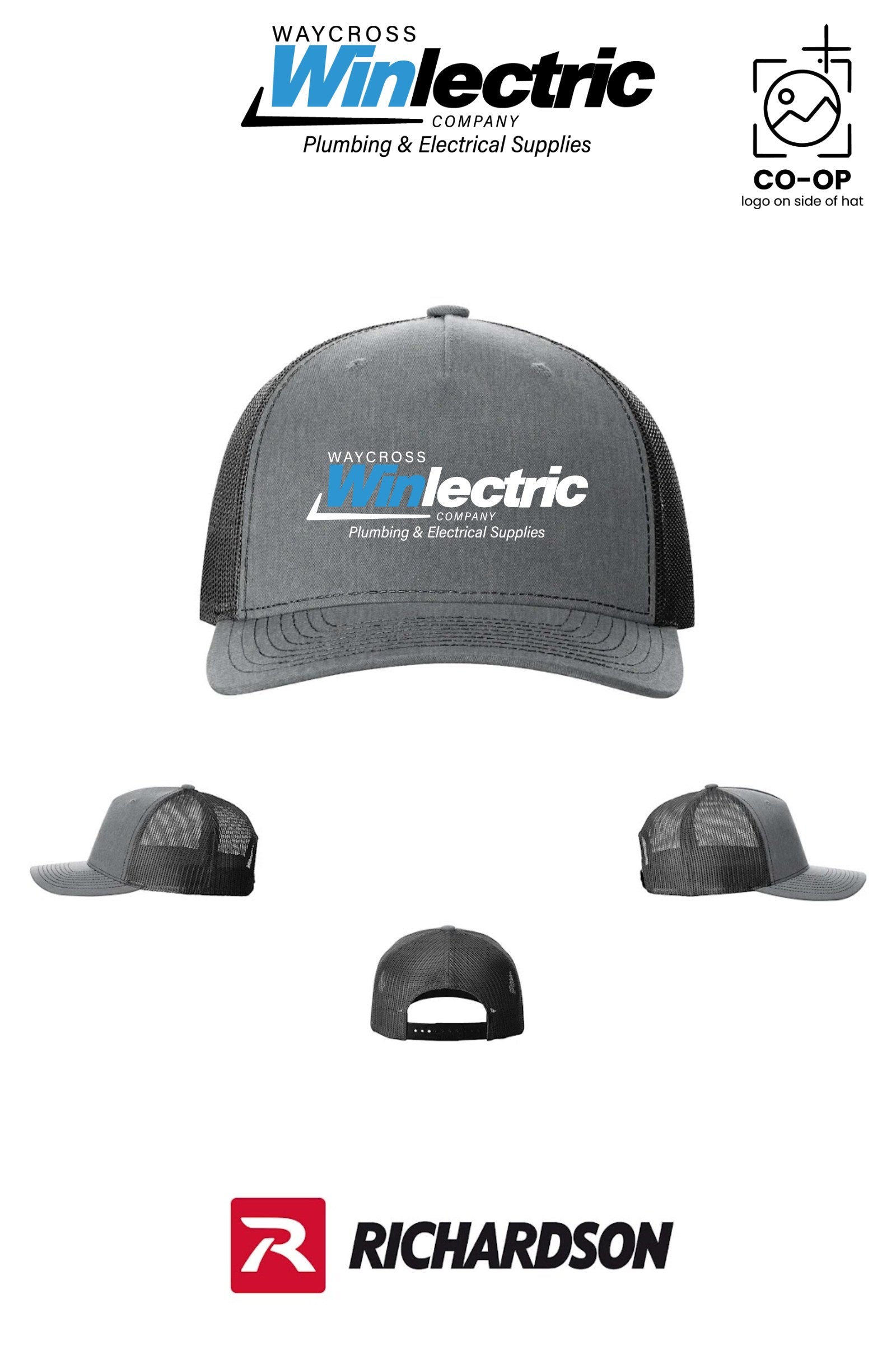 Richardson 112FP Five-Panel Trucker - Waycross Winlectric