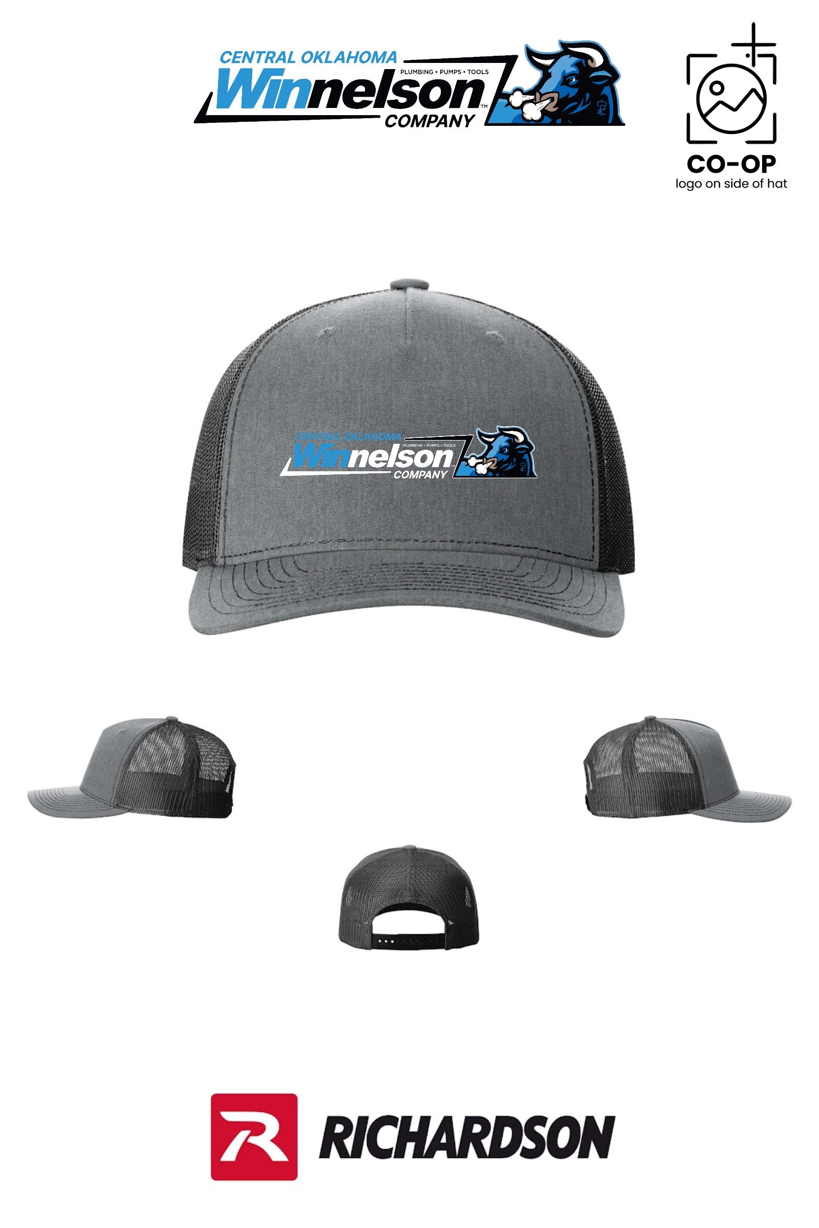 Richardson 112FP Five-Panel Trucker - Winnelson Central Oklahoma
