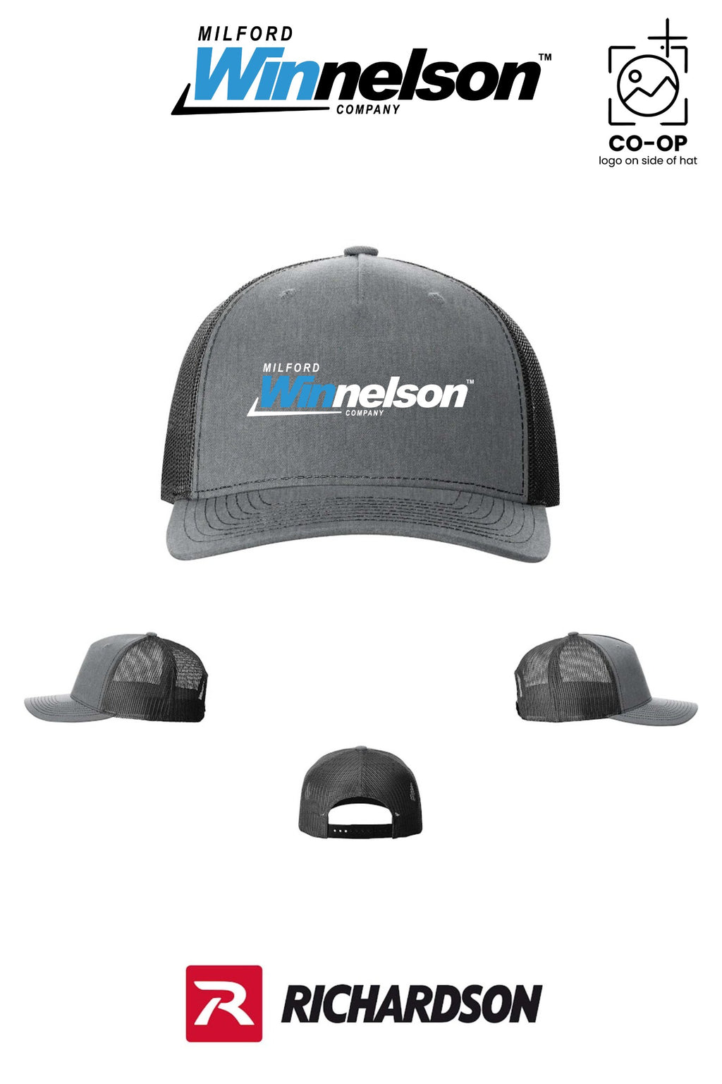 Richardson 112FP Five-Panel Trucker - Milford Winnelson