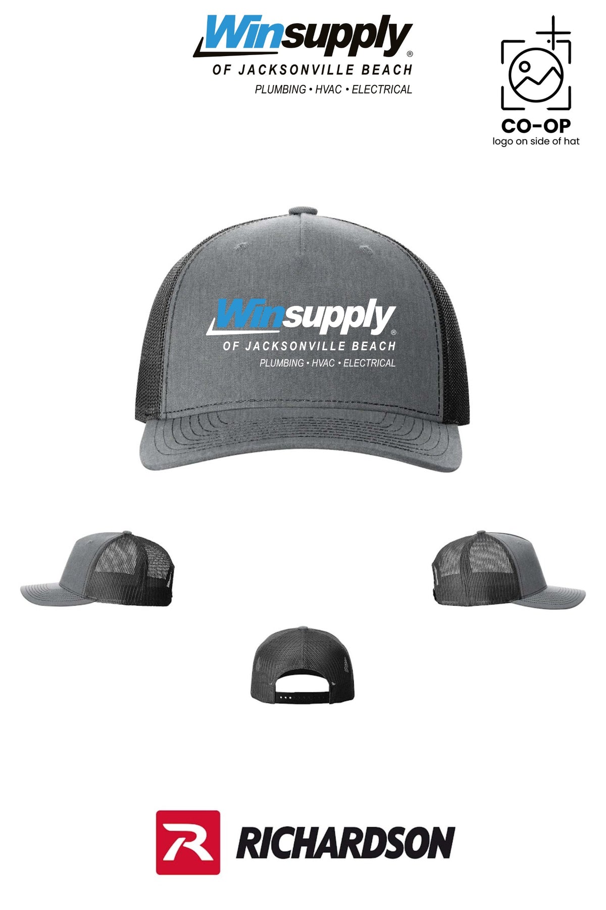 Richardson 112FP Five-Panel Trucker - Winsupply Jacksonville Beach