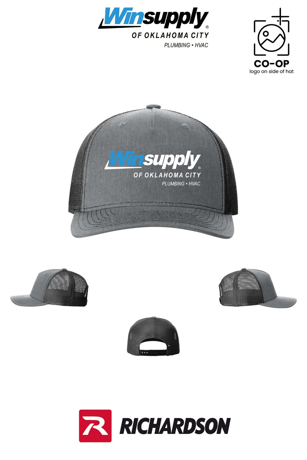 Richardson 112FP Five-Panel Trucker - Winsupply of Oklahoma City
