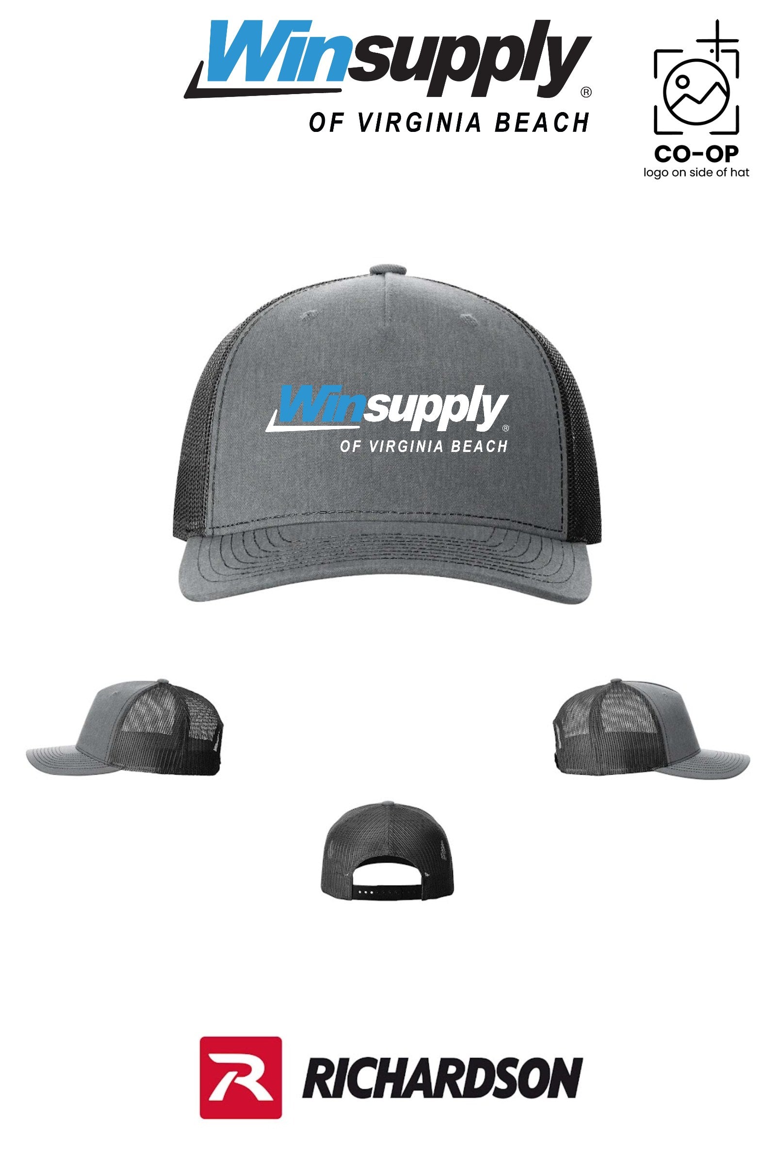 Richardson 112FP Five-Panel Trucker - Winsupply Virginia Beach VA