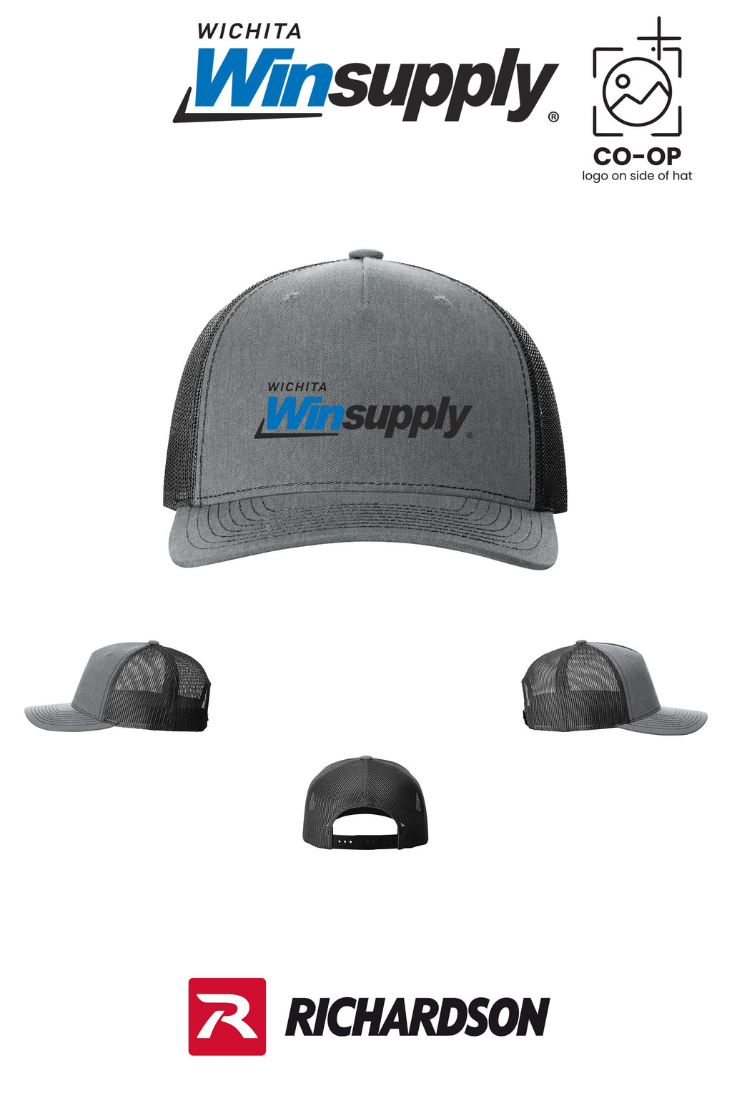 Richardson 112FP Five-Panel Trucker - Wichita Winsupply